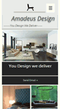 Mobile Screenshot of amadeusdesign.com
